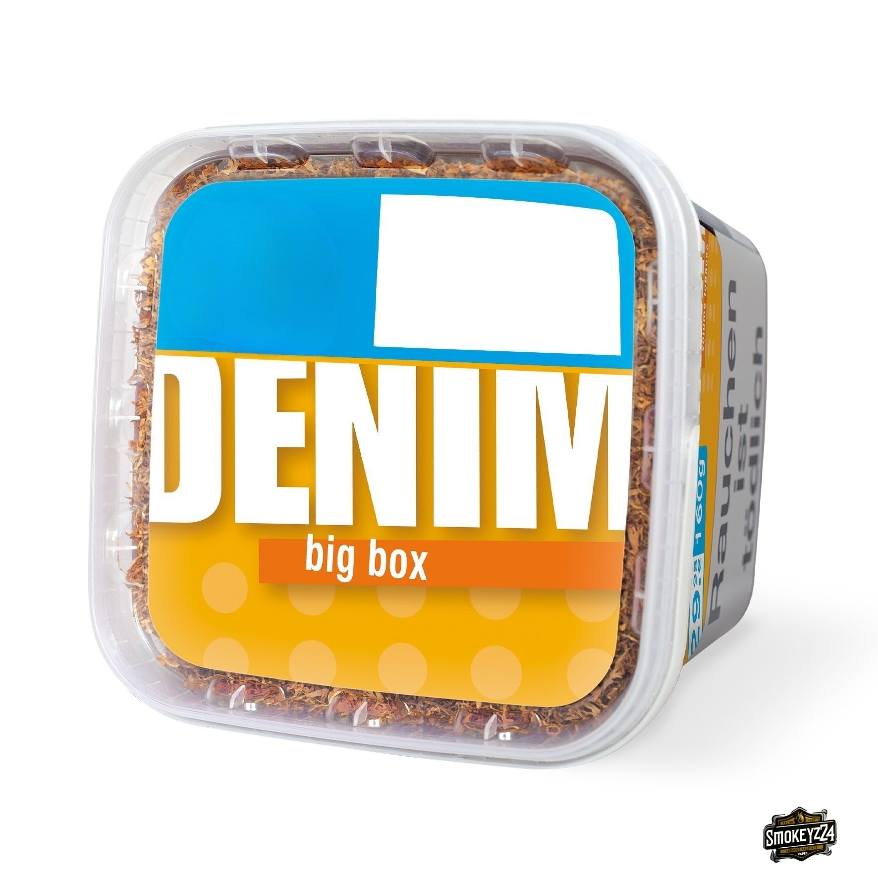 Denim Volumen Stopftabak 160g Box – American Blend Stopftabak für intensiven Geschmack