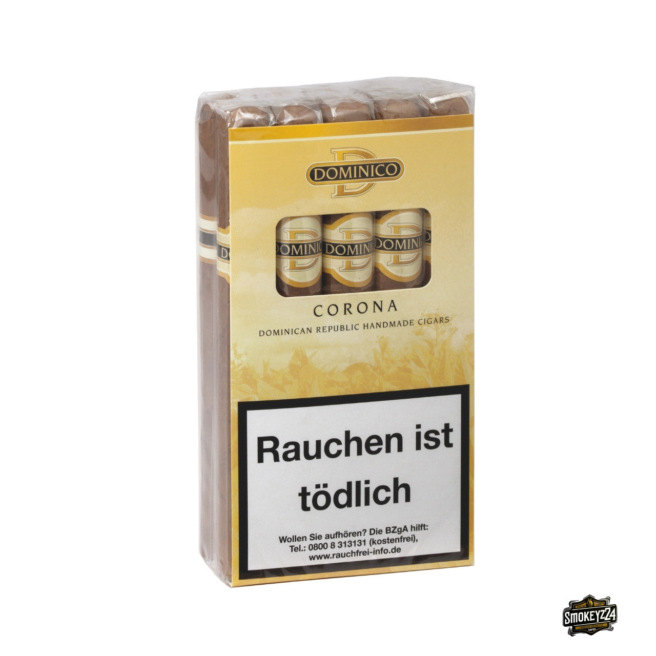 Dominico Corona Zigarren – 10er Packung von Villiger, Schachtel frontal