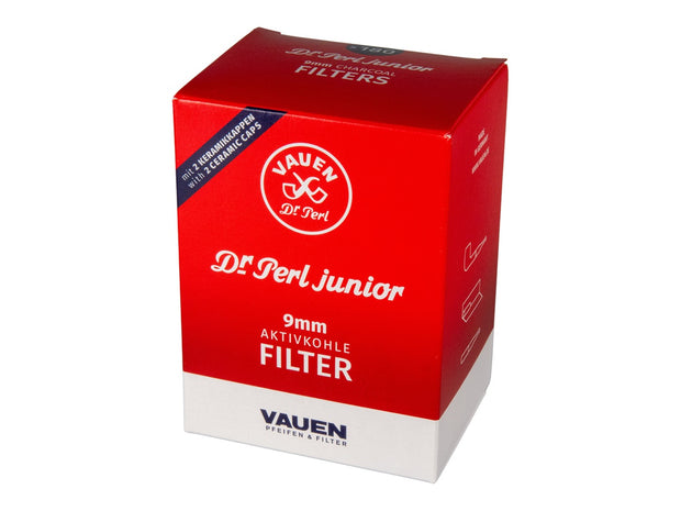 Dr. Perl Junior 9mm Aktivkohlefilter 180er Packung, geschlossene Großpackung, VAUEN Filter Vorrat