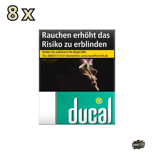 Ducal+ Green + Zigaretten grün - Stange 8x23 Stk. - Smokeyz24
