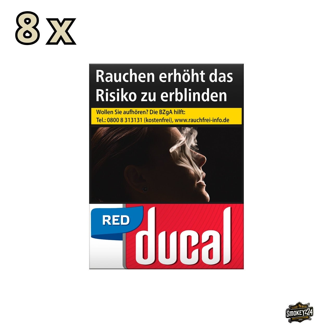 Ducal Red Zigaretten rot - Stange 8x28 Stk. - Smokeyz24
