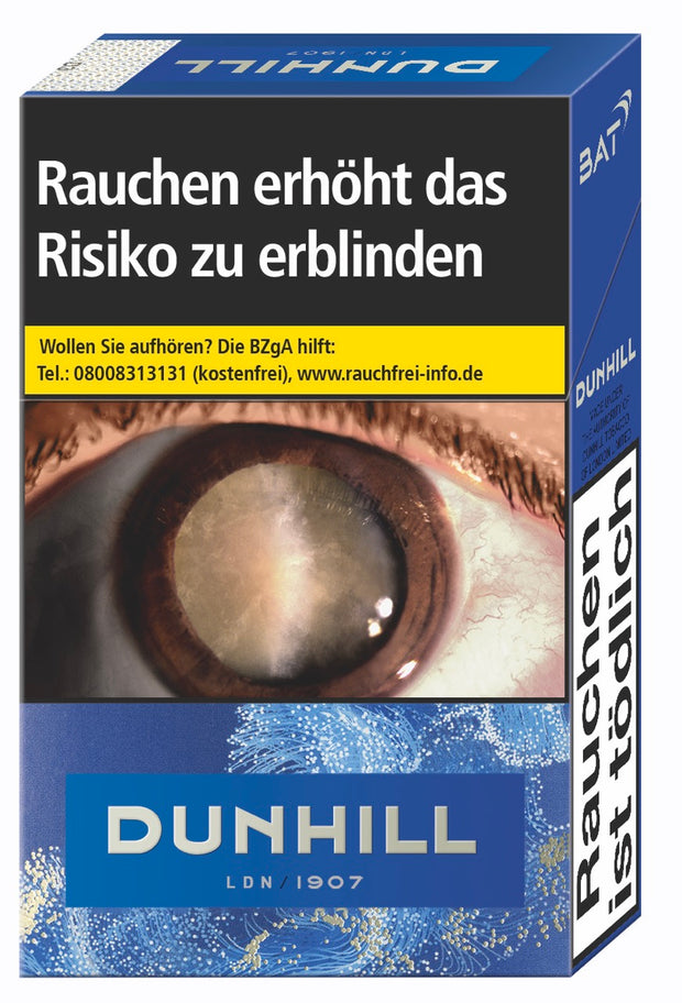 Dunhill Blue Schachtel – Hochwertige Premium-Zigaretten in stilvoller Verpackung