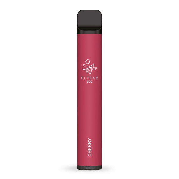 Elfbar V1 600 Cherry 20mg – kompakte Vape mit bis zu 600 Zügen.