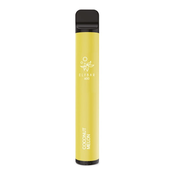 Elfbar V1 600 Coconut Melon 20mg – kompakte Vape mit bis zu 600 Zügen.
