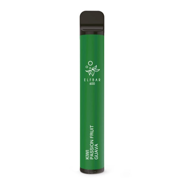 Elfbar V1 600 Kiwi Passionfruit Guava 20mg – praktische Einweg-Vape mit exotischem Geschmack.