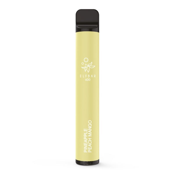 Elfbar V1 600 Pineapple Peach Mango 20mg – Kompakte Einweg-Vape mit intensivem Tropen-Aroma
