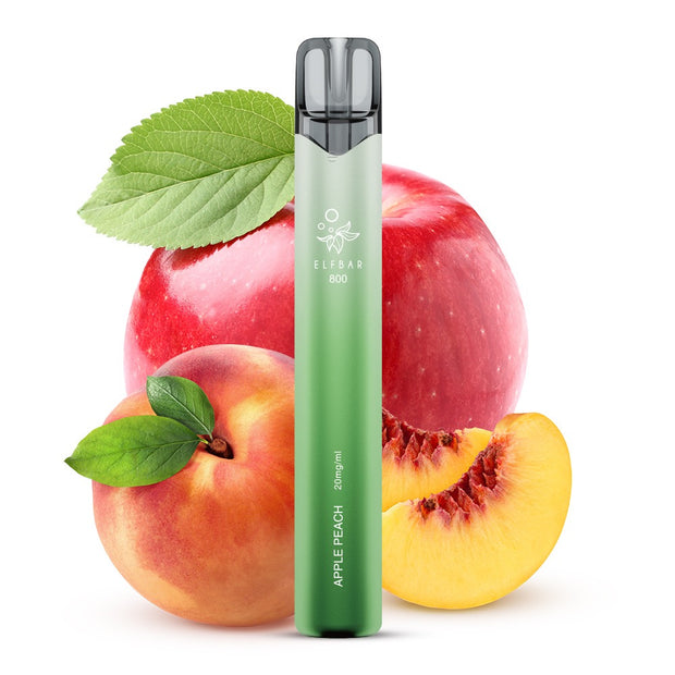 Elfbar 800 Apple Peach 20mg Einweg Vape mit Apfel und Pfirsich