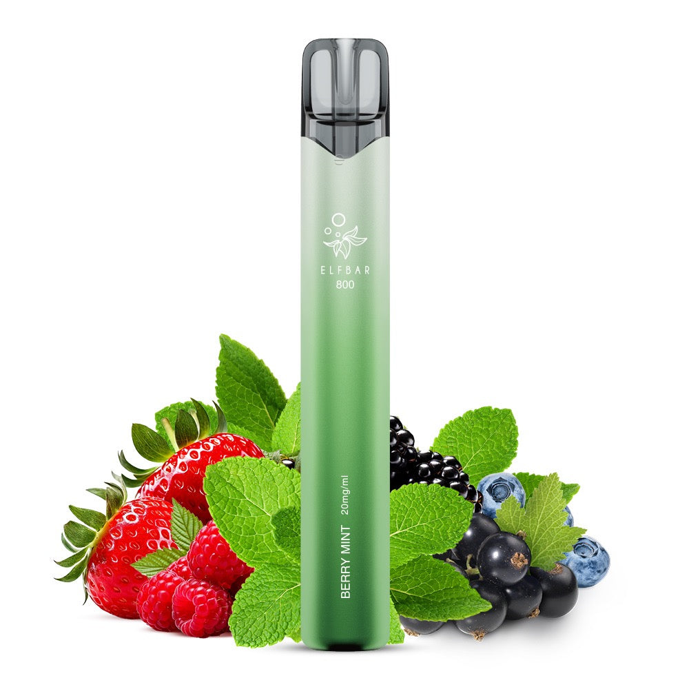 Elfbar 800 Berry Mint 20mg Einweg Vape mit Beeren und Minze