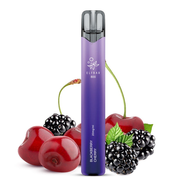 Elfbar 800 Blackberry Cherry 20mg Einweg Vape mit Brombeeren und Kirschen