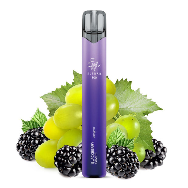 Elfbar 800 Blackberry Grape 20mg Einweg Vape mit Brombeeren und Trauben