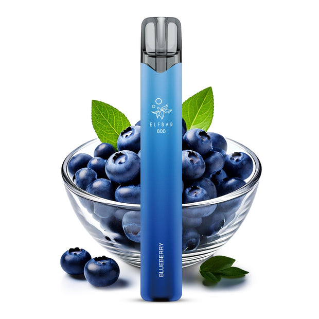 Elfbar 800 Blueberry Nikotinfrei Einweg Vape mit Blaubeeren