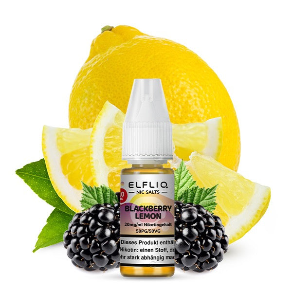 Elfliq Blackberry Lemon 20mg – Liquid Flasche mit Brombeeren & Zitronen