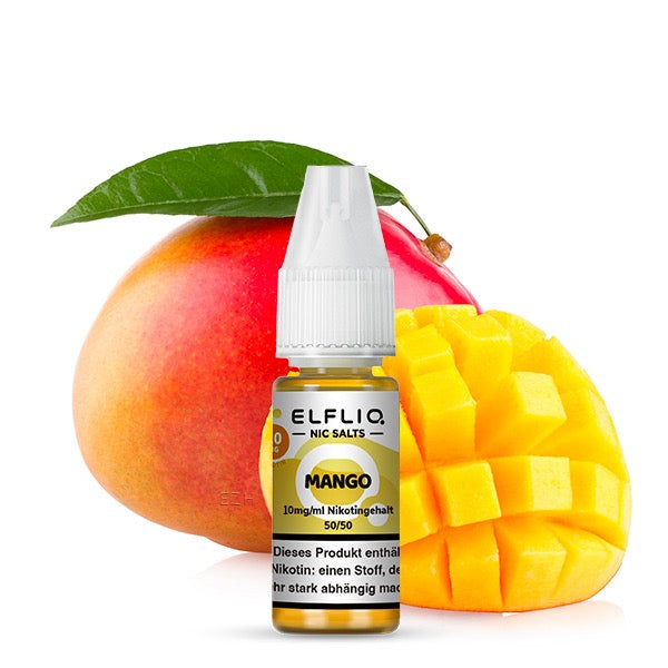 Elfliq Mango 10mg Liquid Flasche mit Mango