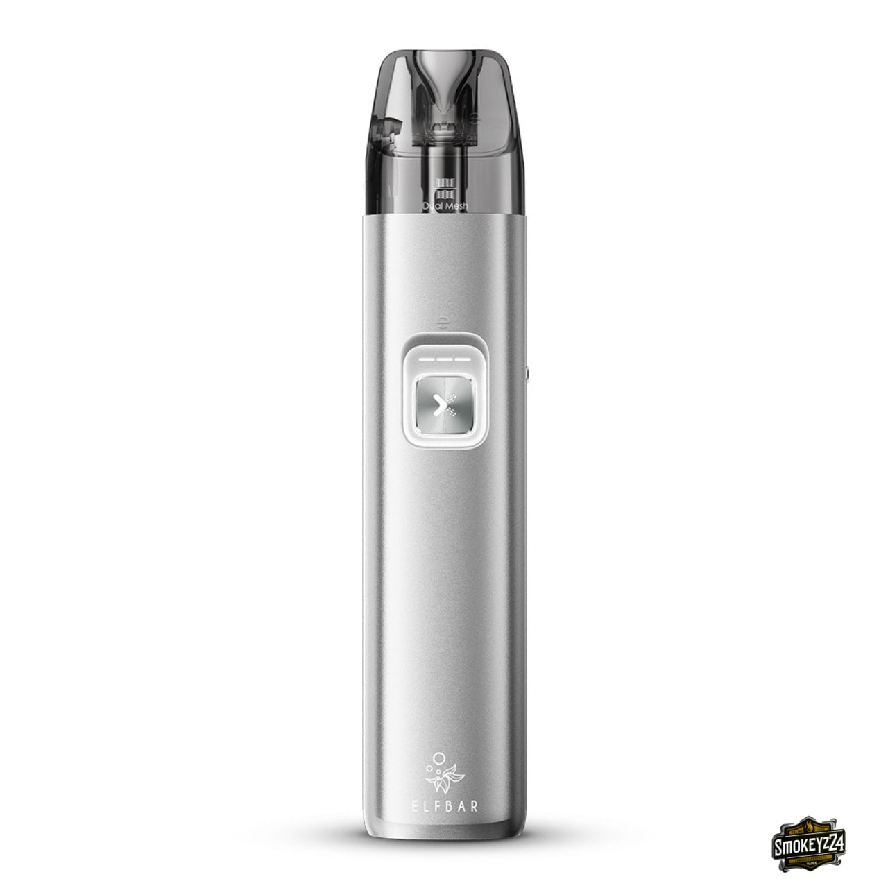 Elfbar ELFX 2 Titanium Silver Gerät silber mit ELFX V2 Pod