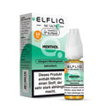 Elfliq Menthol 10mg Nikotinsalz Liquid by Elfbar - Flasche vor Verpackung, 10 ml