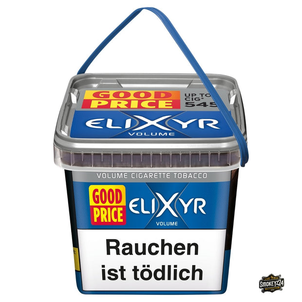 Elixyr Blue Volumentabak 245g Eimer mit Tragegriff als Vorratspackung für Stopftabak