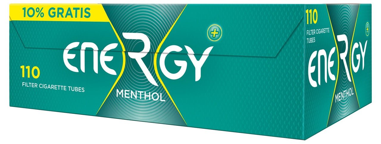 Energy + (Elixyr) Menthol Filterhülsen - 1x110 Stk. - Smokeyz24