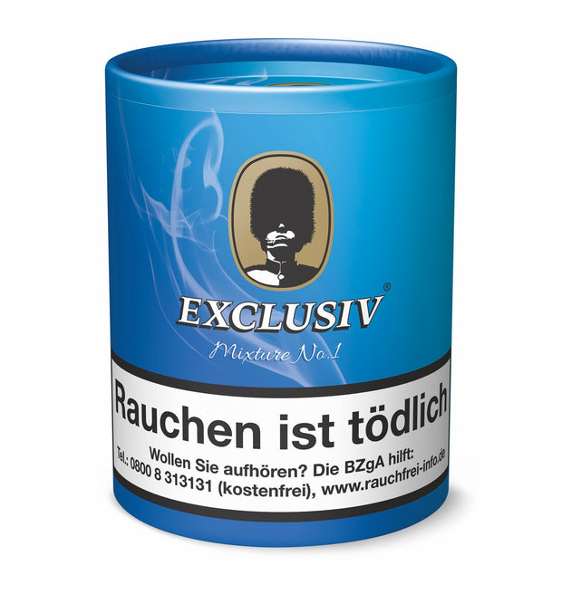 Exclusiv Mixture No.1 Royal Pfeifentabak 200g Dose – Aromatische Mischung aus Virginia-, Burley- und Orienttabaken genießen.