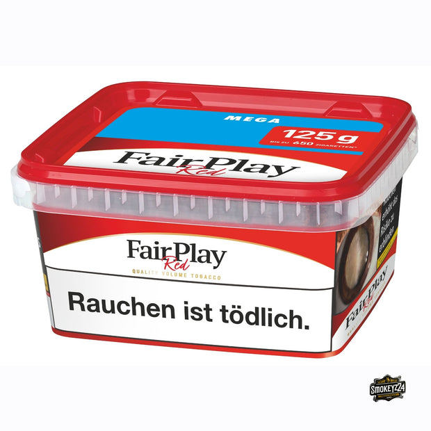 Fair Play 125g Mega Box Volumentabak - seitliche Ansicht