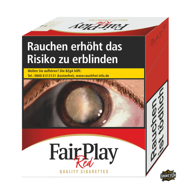 Fair Play Red Zigaretten King Schachtel leicht seitlich