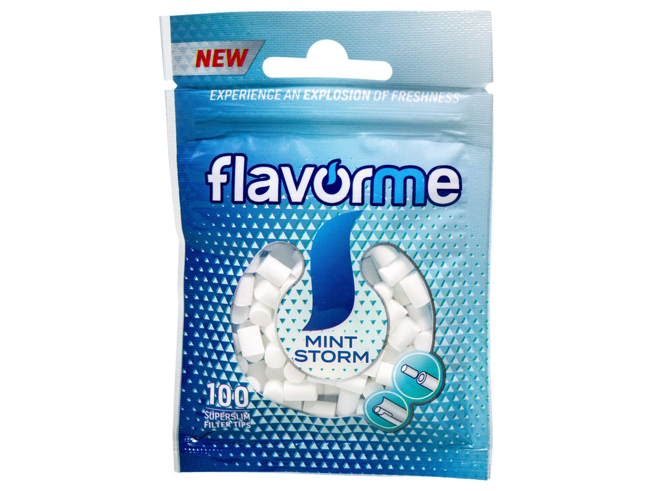 FlavorMe Mint Storm 5mm Filter 20x100 Stück Sparpaket, mentholhaltige Filter, Großpackung, Vorrat
