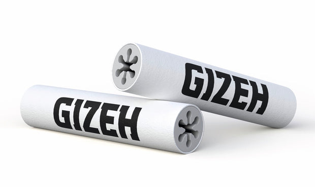 Zwei GIZEH Black Active Filter 8mm, einzeln ausgepackt, aufeinander liegend
