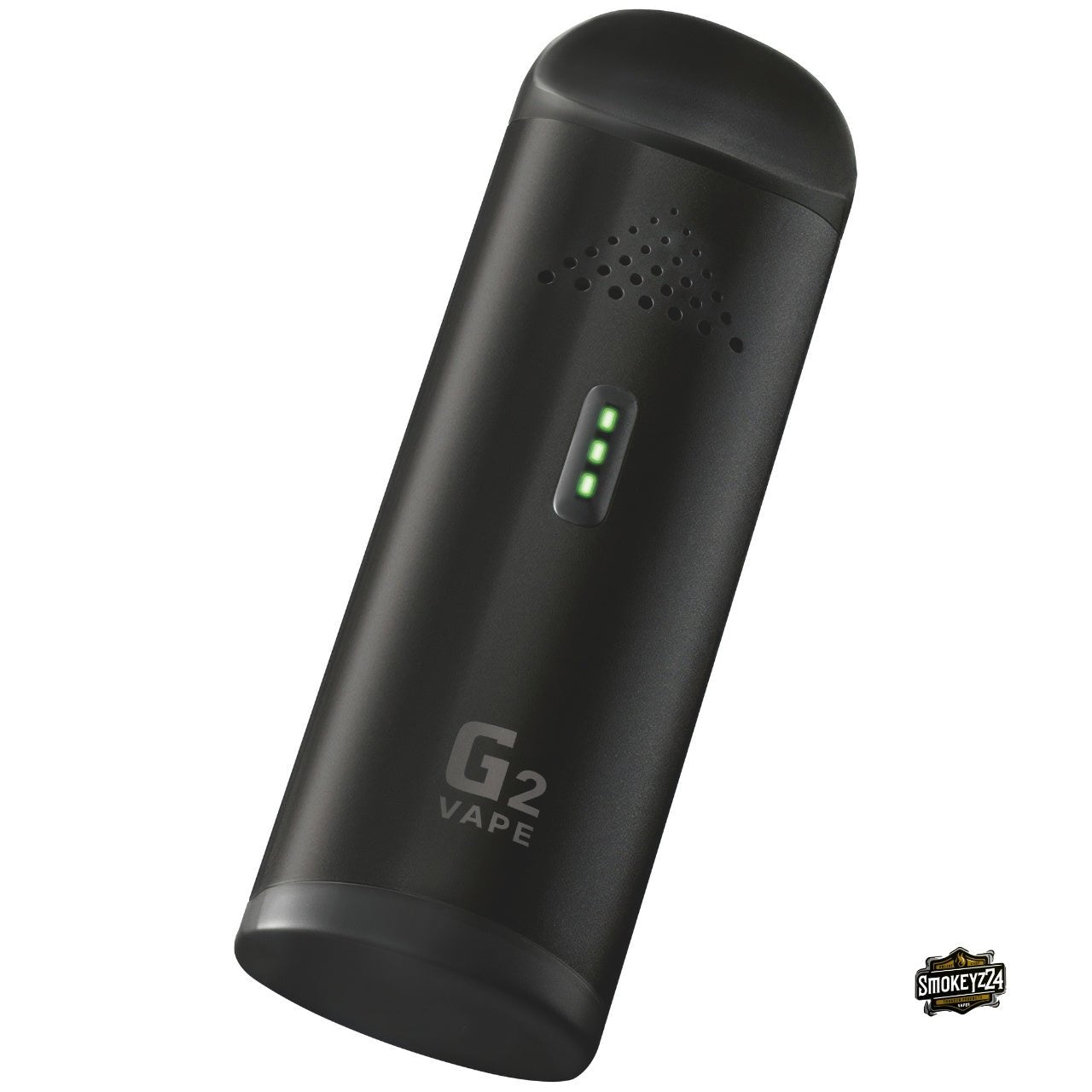 GIZEH G2 Vape Dry Herb Vaporizer, schwarzes kompaktes Gerät frontal