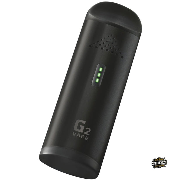 GIZEH G2 Vape Dry Herb Vaporizer, schwarzes kompaktes Gerät frontal