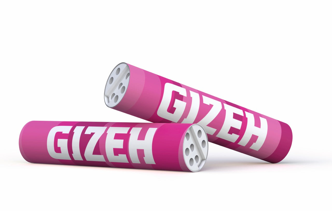Zwei GIZEH All Pink Active Filter 6mm, einzeln ausgepackt, übereinander liegend
