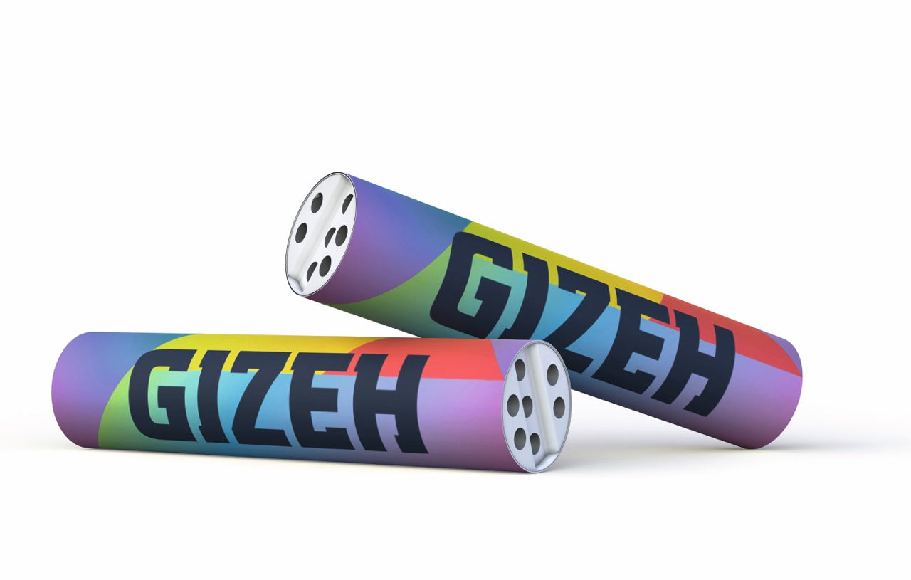Zwei GIZEH Rainbow Active Filter 6mm, einzeln ausgepackt, übereinander liegend