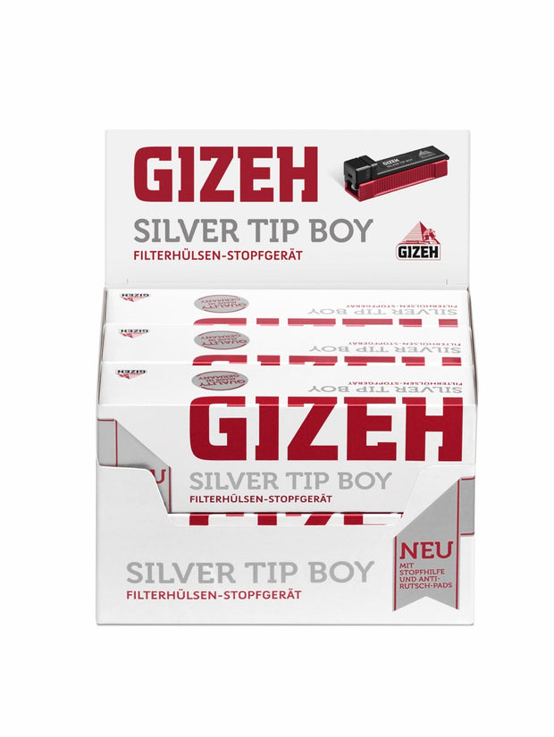 Gizeh Silver Tip Boy Stopfer – 6er Sparpaket mit sechs Geräten in Originalverpackung