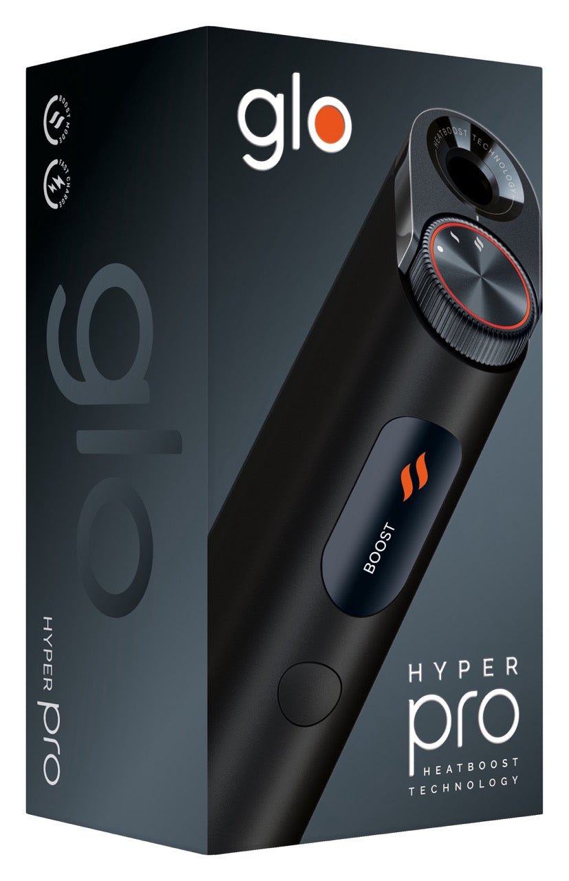 glo Hyper Pro Device Kit Obsidian Black - Smokeyz24