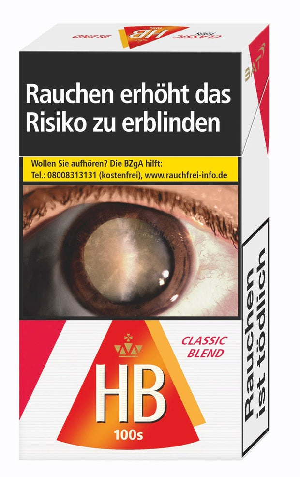 HB Classic Blend 100 er Zigaretten - Stange 10x20 Stück - Smokeyz24