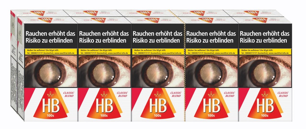 HB Classic Blend 100 er Zigaretten - Stange 10x20 Stück - Smokeyz24