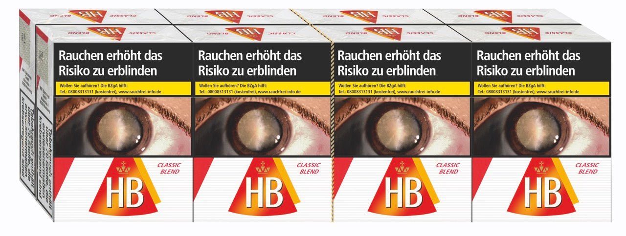 HB Classic Blend Zigaretten Giga - Stange 8x22 Stück - Smokeyz24