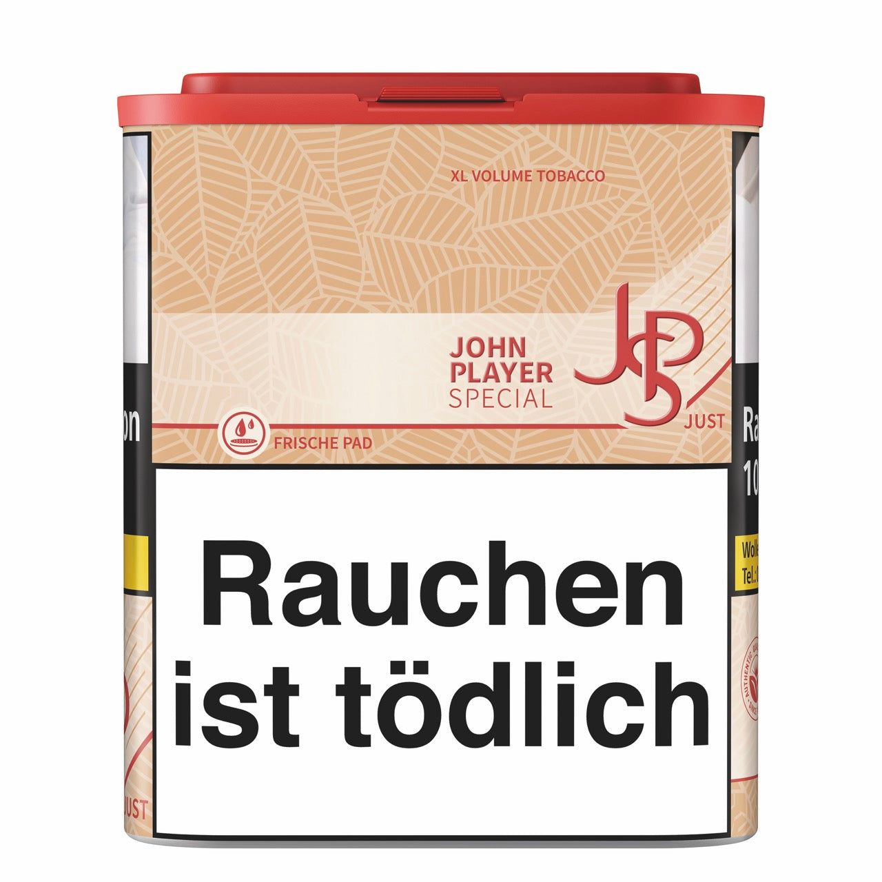 JPS Just Red XL Volumentabak 36g Dose in roter Verpackung ohne Zusatzstoffe