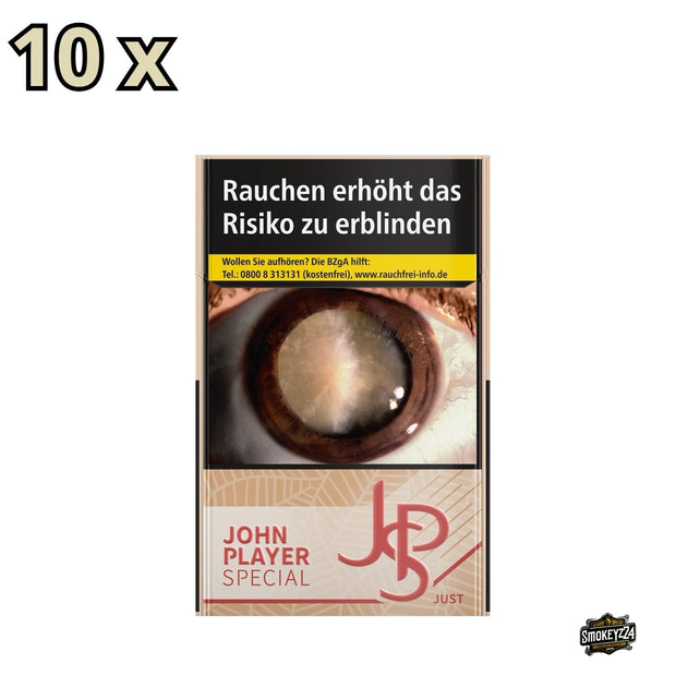 JPS Just Red Zigaretten Stange mit 10 Packungen à 20 Stück in roter Verpackung ohne Zusatzstoffe