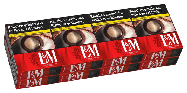L&M Red Zigaretten – Stange mit 8x26 Stück im XL-Format