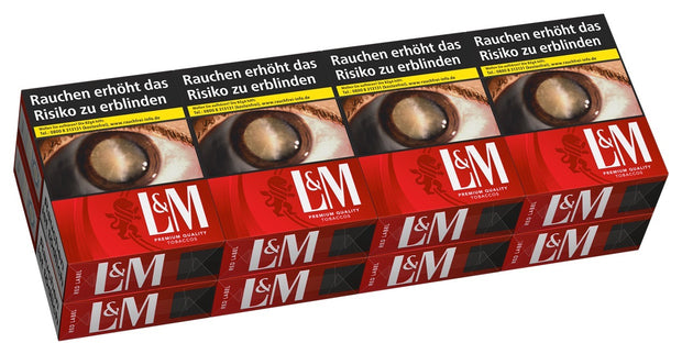 L&M Red Zigaretten – Stange mit 8x30 Stück im 2XL-Format