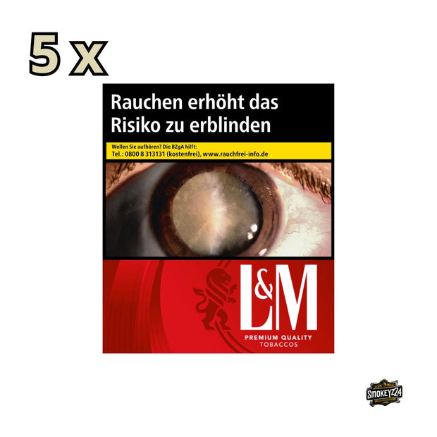 L&M Red Zigaretten – Stange mit 5x38 Stück im 4XL-Format