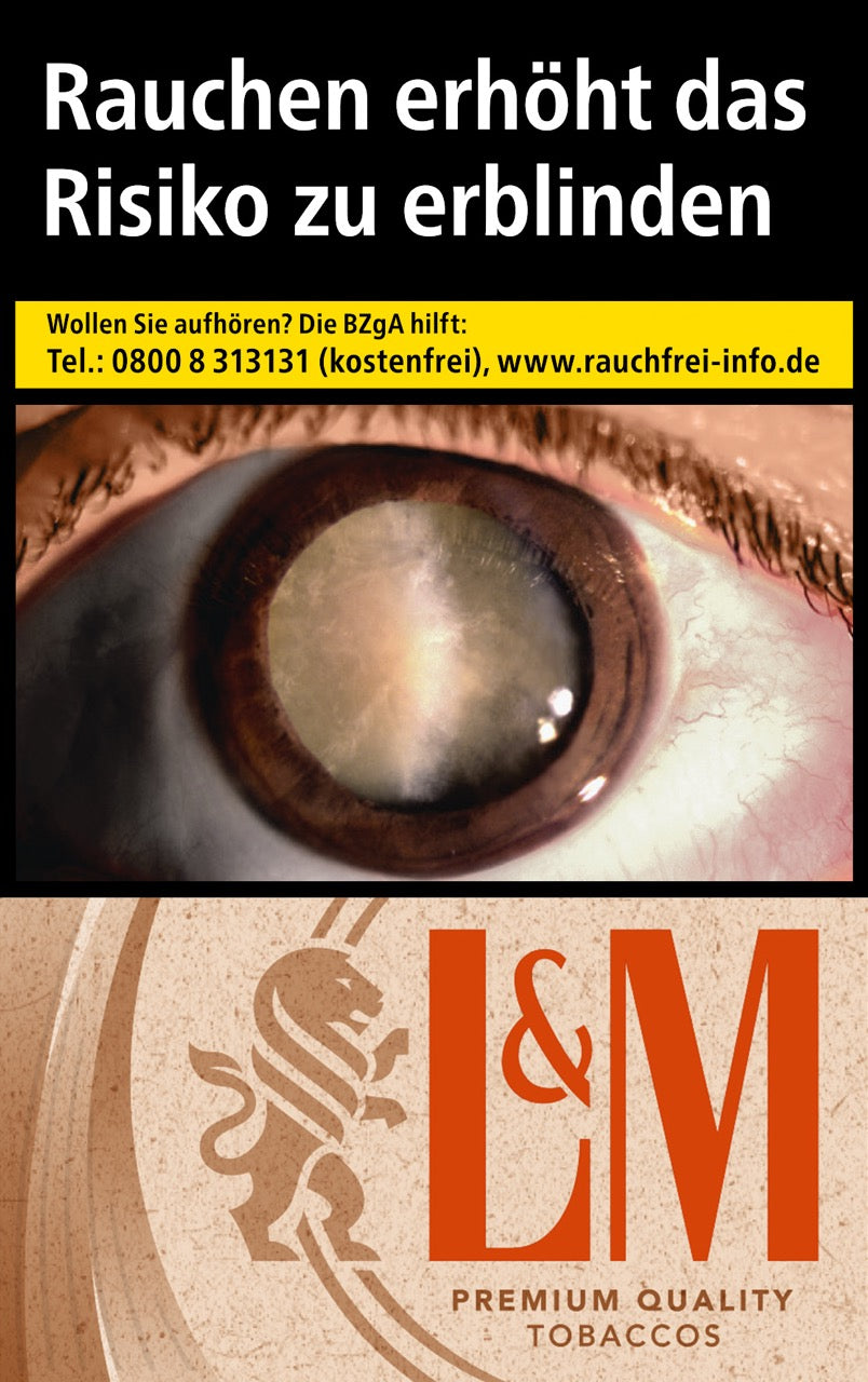L&M Simply Red Zigaretten – einzelne Packung frontal in Rot
