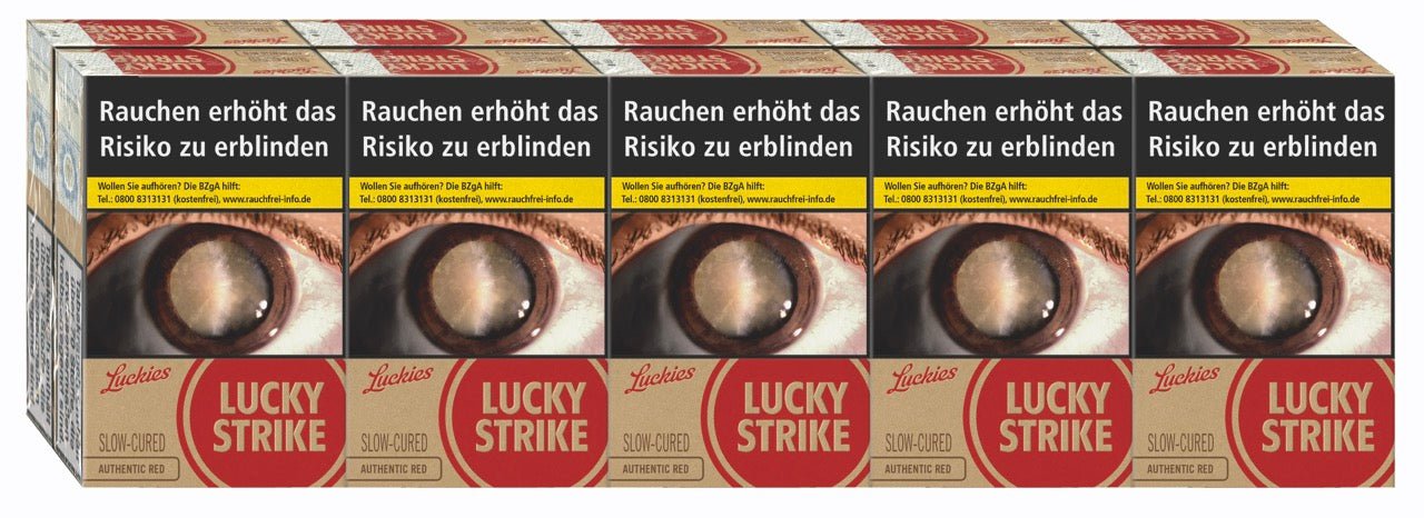 Lucky Strike Authentic Red Rot Zigaretten - Stange 10x20 Stück - Smokeyz24