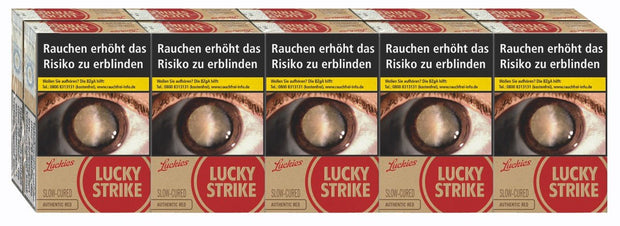 Lucky Strike Authentic Red Rot Zigaretten - Stange 10x20 Stück - Smokeyz24