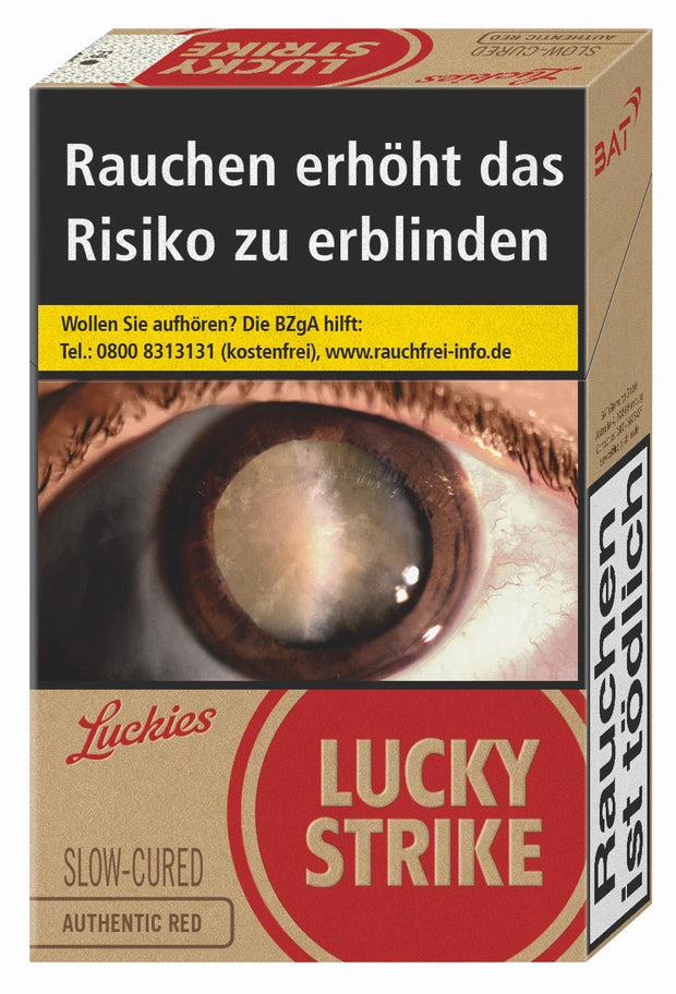 Lucky Strike Authentic Red Rot Zigaretten - Stange 10x20 Stück - Smokeyz24