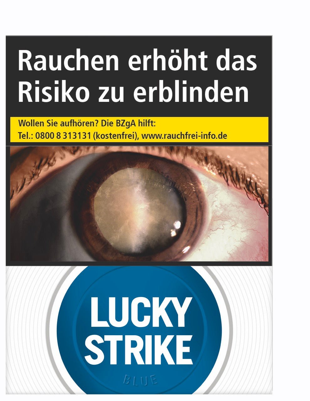 Lucky Strike Blue Blau Zigaretten GIGA - Stange 12x22 Stück - Smokeyz24