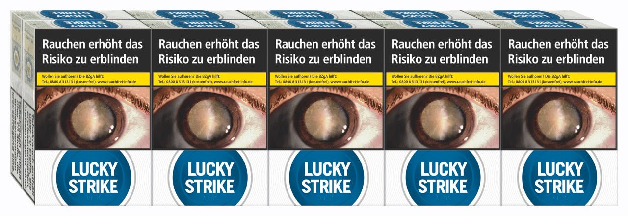 Lucky Strike Blue Blau Zigaretten XXL - Stange 10x21 Stück - Smokeyz24