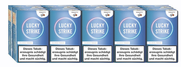 Lucky Strike for glo Balanced Tobacco - Stange 10x20 Stück - Smokeyz24