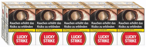 Lucky Strike Red Rot ohne Filter - Stange 10x20 Stück - Smokeyz24