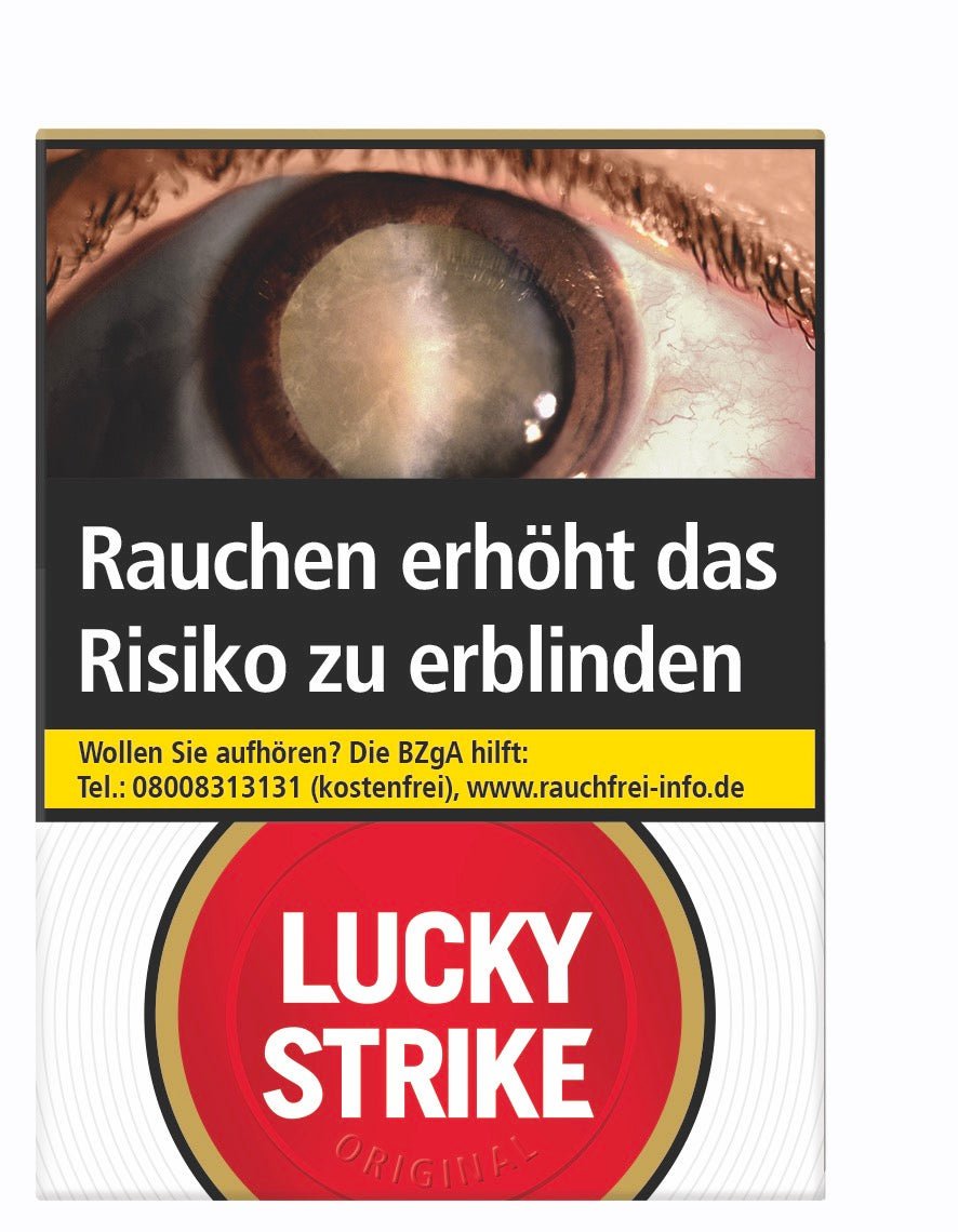 Lucky Strike Red Rot ohne Filter - Stange 10x20 Stück - Smokeyz24