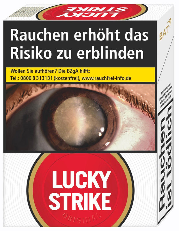 Lucky Strike Red Rot Zigaretten Giga - Stange 12x22 Stück - Smokeyz24